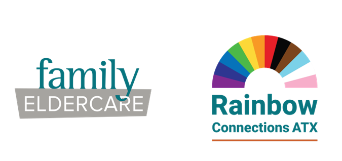 Family Eldercare and Rainbow Connections ATX Logos