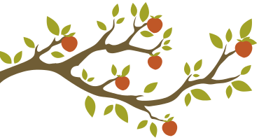 Tree branch with fruit